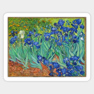 Van Gogh Irises Sticker